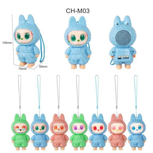 CH-M03 Keychain Labubu Toy Bluetooth Speaker 